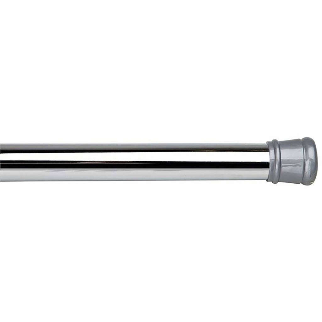 Pole à rideau de douche à tension 41-76po chrome