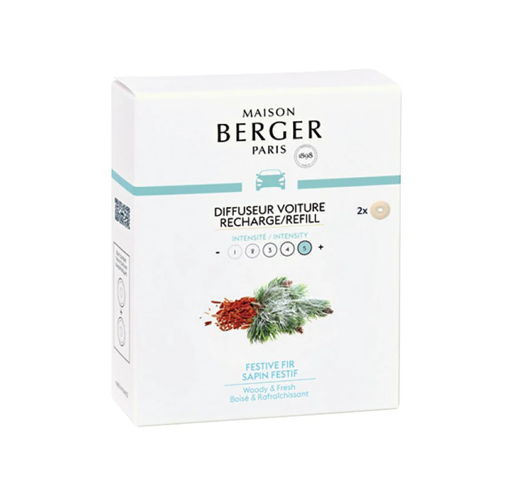 Recharge diffuseur a auto sapin festif