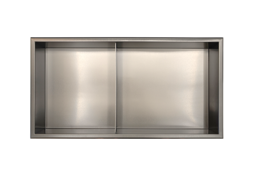 [1LIG-WND2513-3] Niche tablette 25 x 13 x 3 stainless