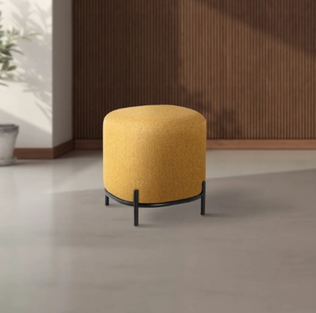 Banc simple pender 17 x 17 x 18po jaune