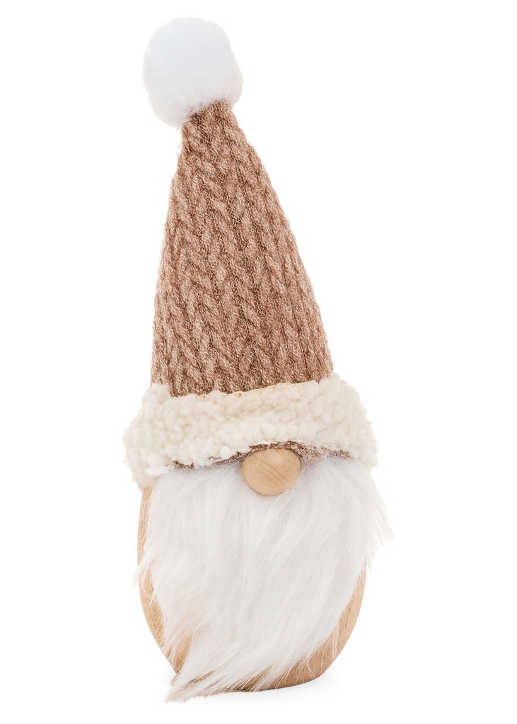 TETE DE PERE NOEL BRUN/BOIS NAUTREL 6H