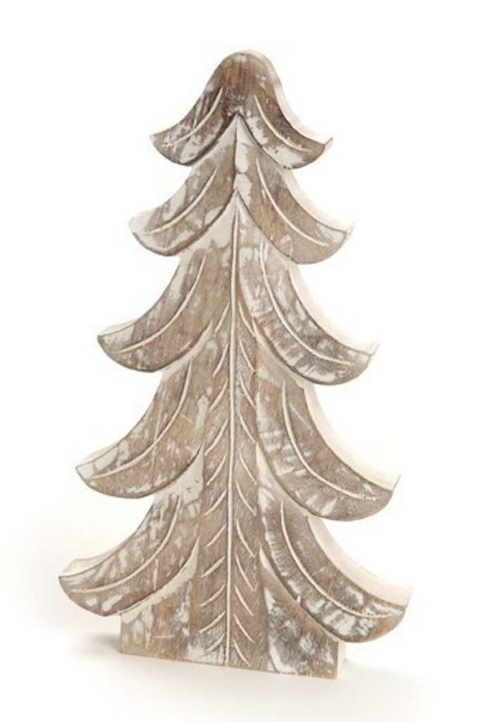 GRAND SAPIN BLANC EN BOIS 16H
