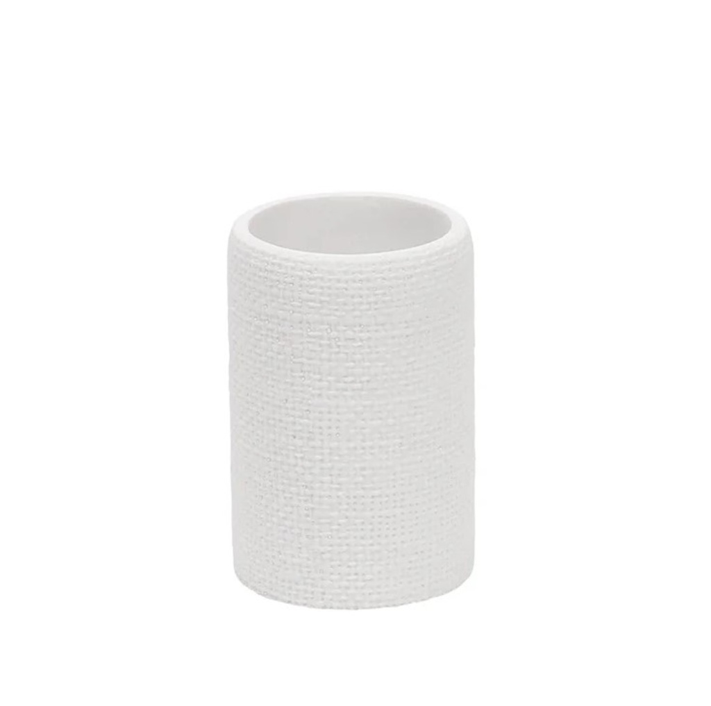 Verre linen en resine blanche
