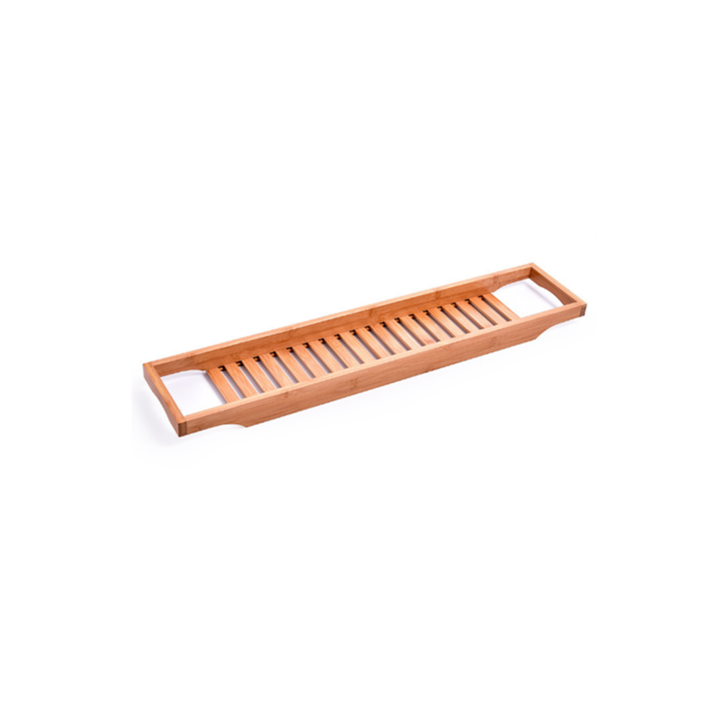 Pont de bain en bois naturel