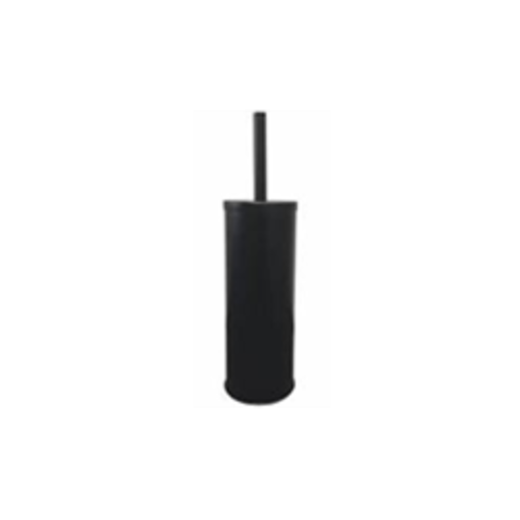 Brosse de toilette en metal noir mat