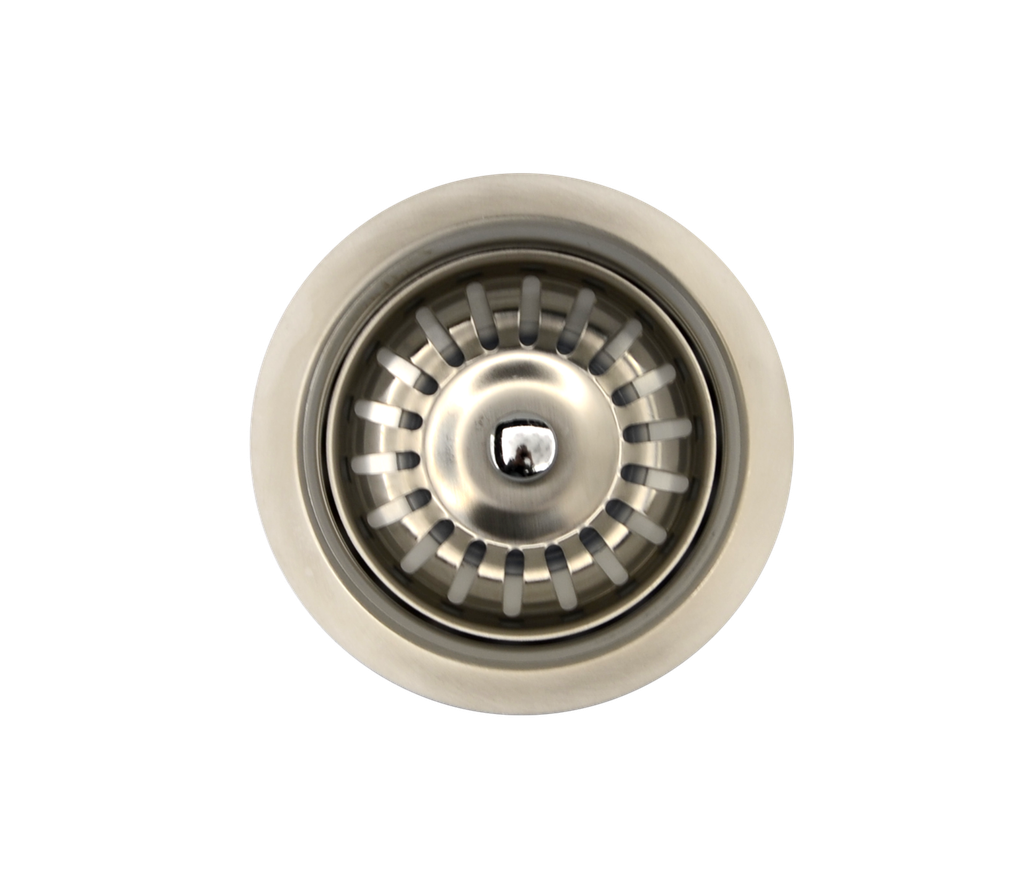 [1LIG-SP114-CHROME] Crepine avec panier standard stainless