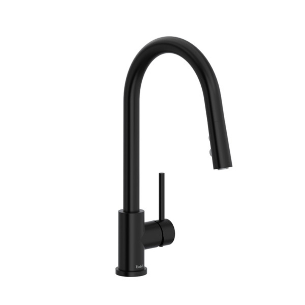[1SE-JL101BK] Robinet cuisine joli avec douchette noir mat