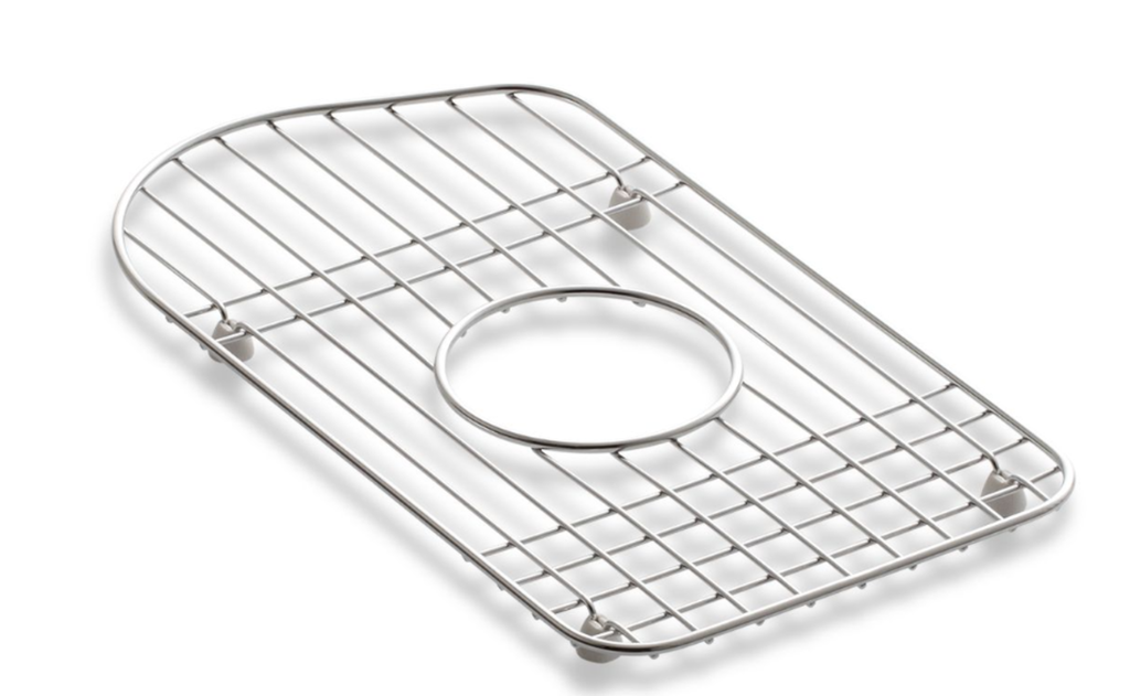 [1KO-K-3123] Discontinué- Grille de fond pour évier staccato en acier inoxydable 5 po x 8-7/16 po