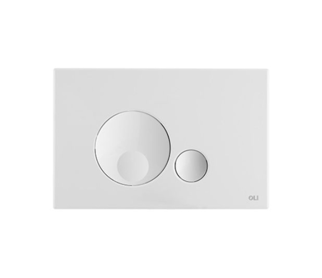 Clenche murale globe blanc lustré