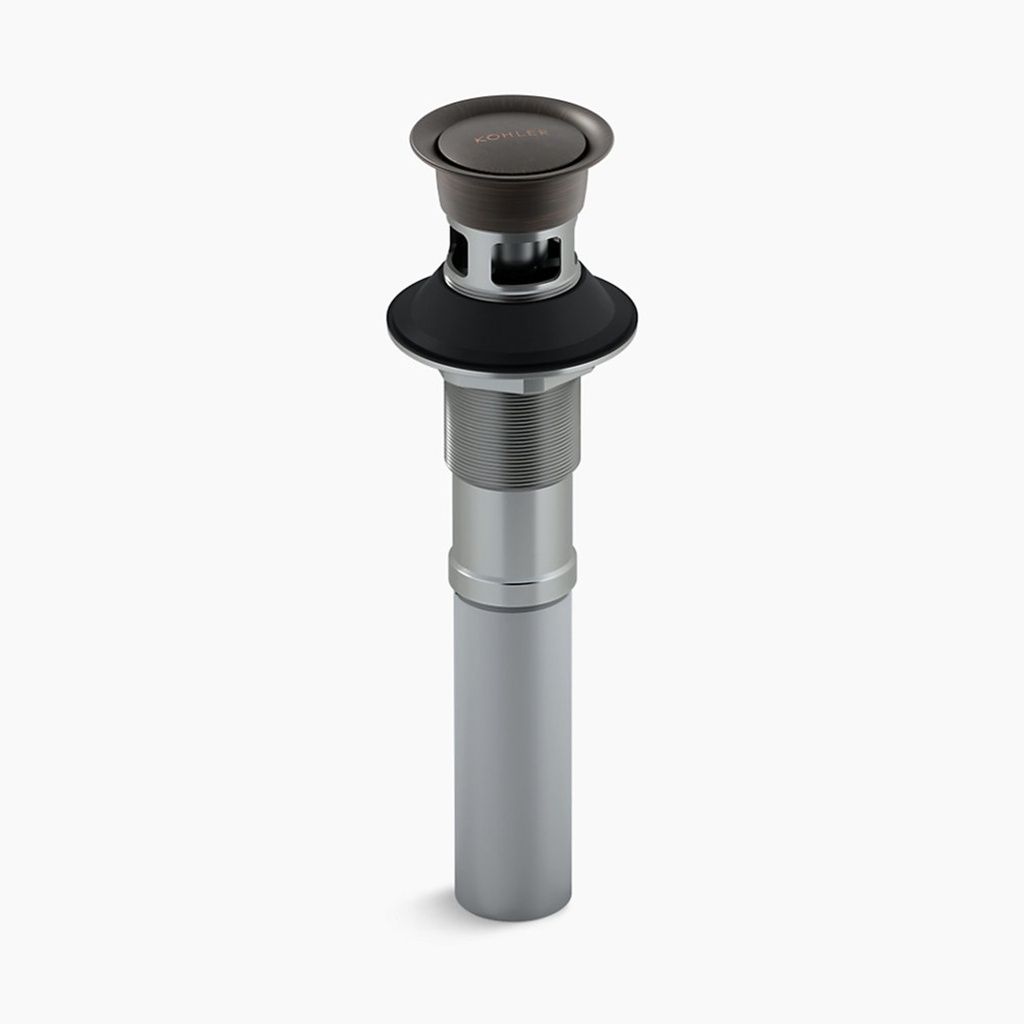 [1KO-K-7124-A-2BZ] Discontinué - drain de lavabo avec trop-plein bronze huilé