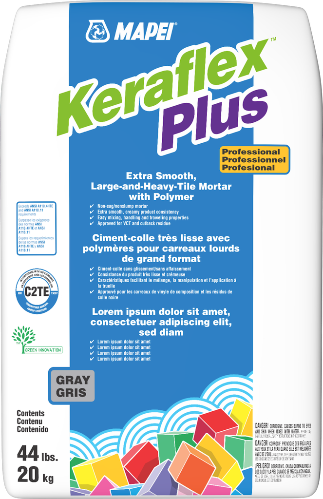 Ciment-colle keraflex plus 44lbs grise