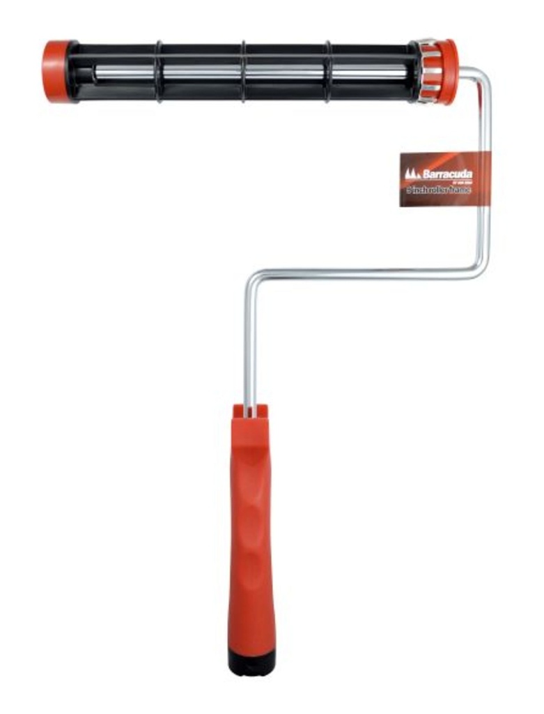 d-Cage rouge barracuda pour rouleau 9-1/2po avec rondelle de retenue