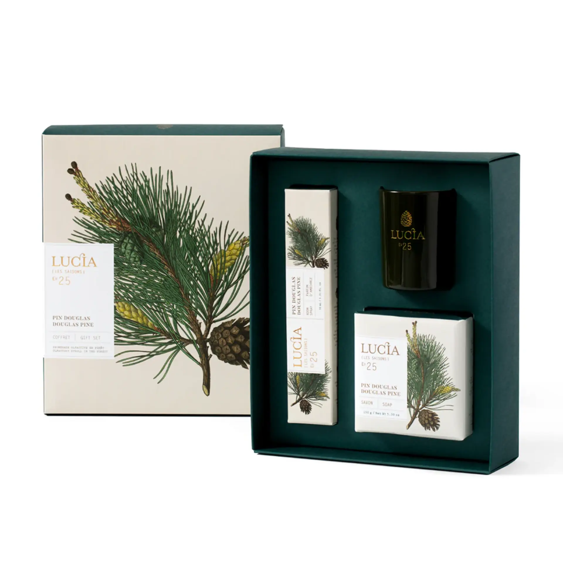 Coffret cadeaux les saison lucia pin douglas