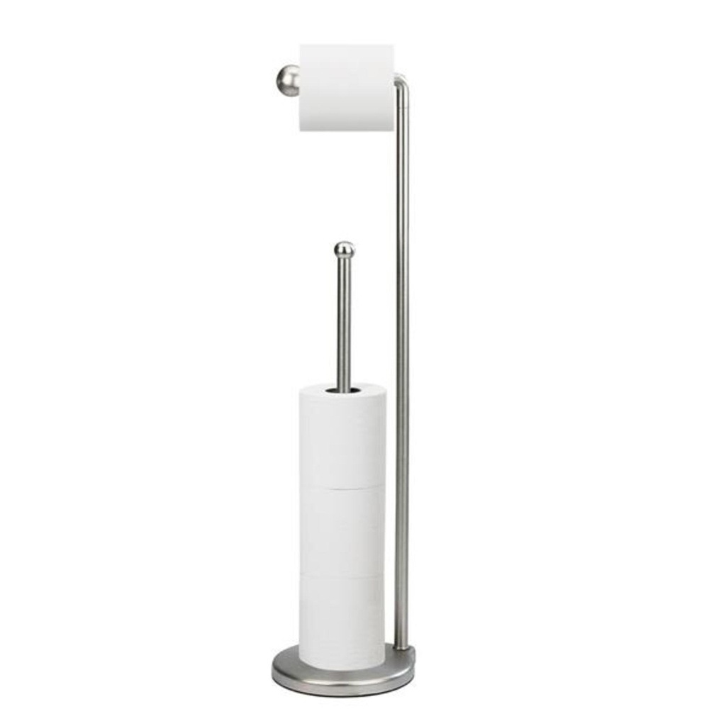 D- Porte papier sur pied teardrop nickel brossé