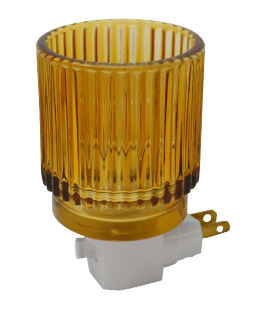 Veilleuse ambre 7 x 7 x 11.5 cm