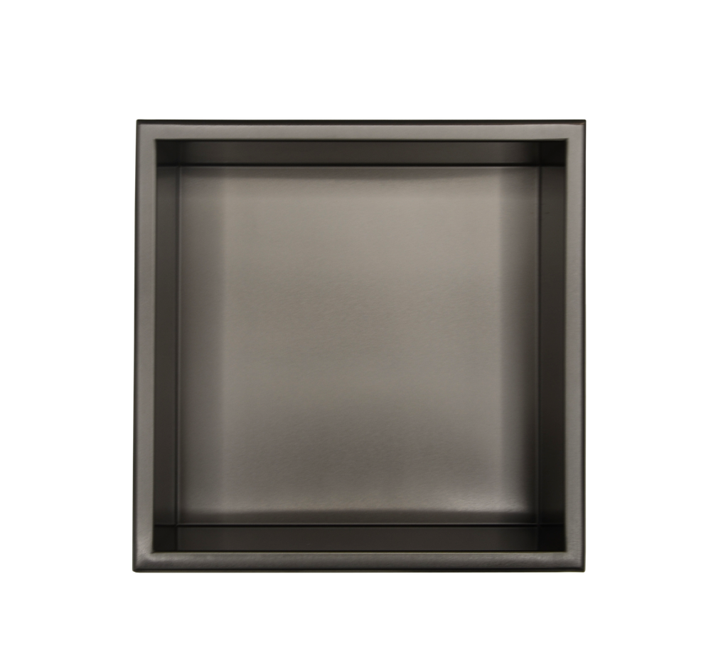 [1LIG-WN1313-4-B] Niche 13x13x4 stainless fumé