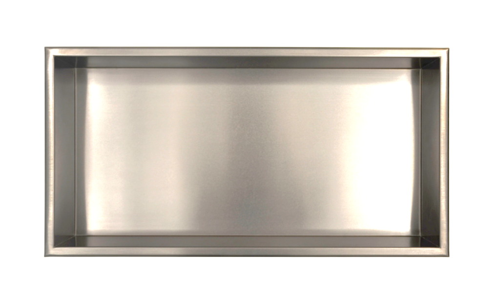 Niche stainless horizontal 25 x 13 x 4