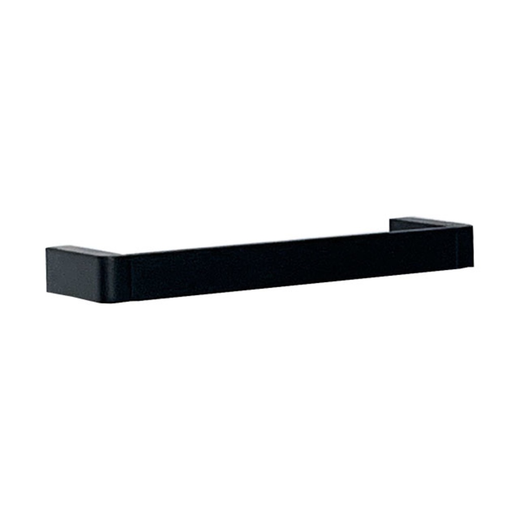 [1LO-E1212MB] d-Barre a serviette eaton 12po noir mat
