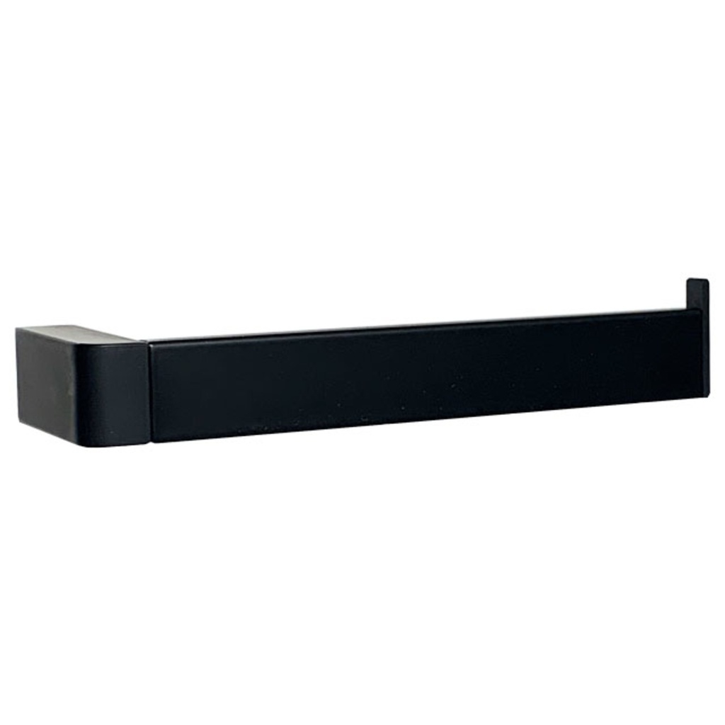 [1LO-E1280MB] d-Barre a serviette eaton a main noir mat