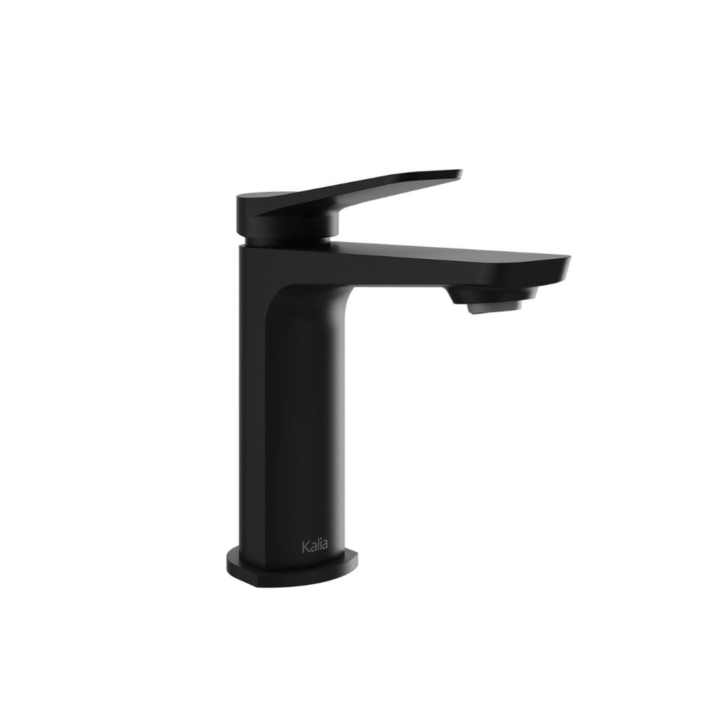 Robinet de lavabo monotrou moroka avec drain noir mat