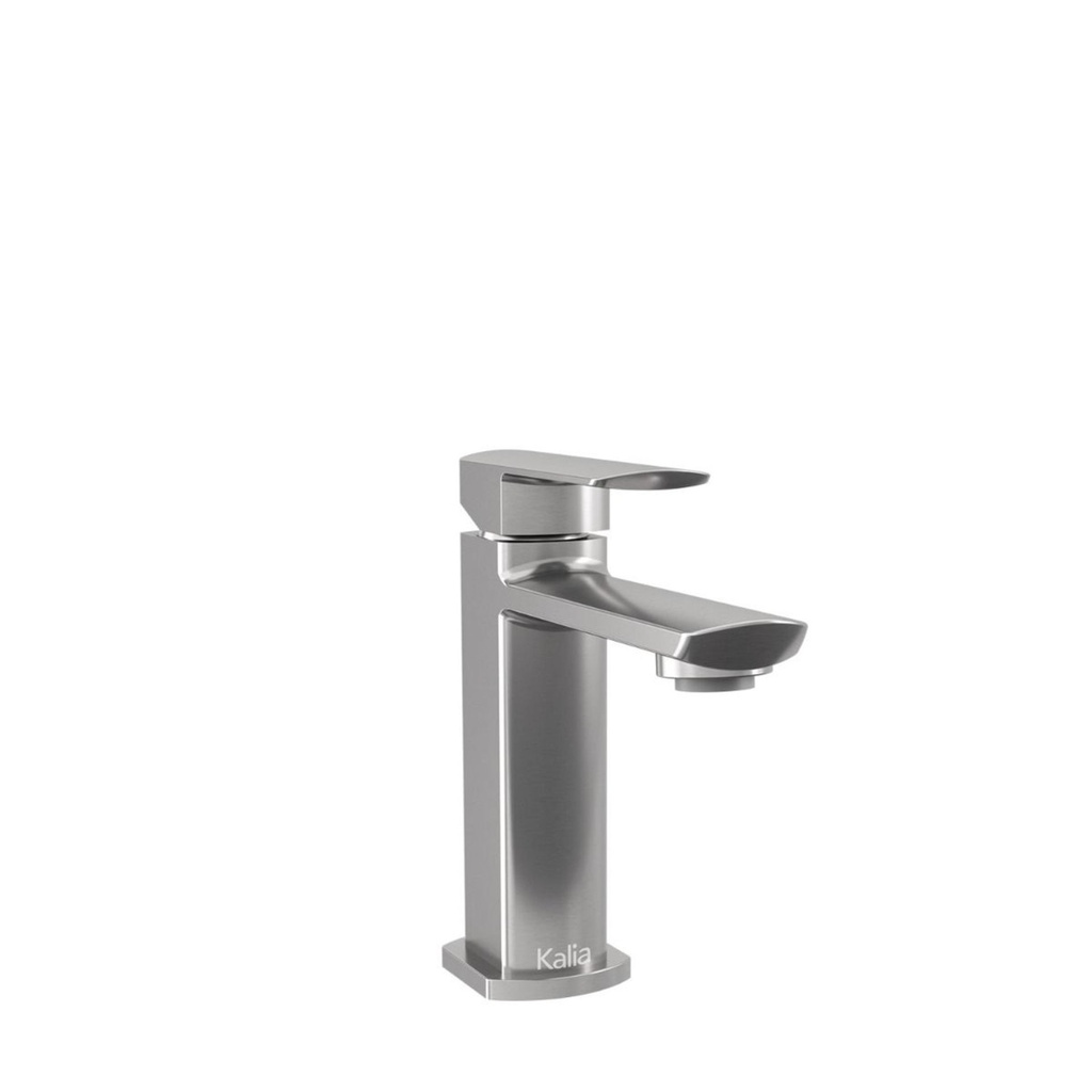 Robinet de lavabo grafik monotrou avec drain nickel brossé