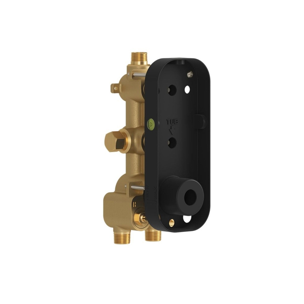 Brute de valve thermostatique 2 voies à boutons-pressoirs