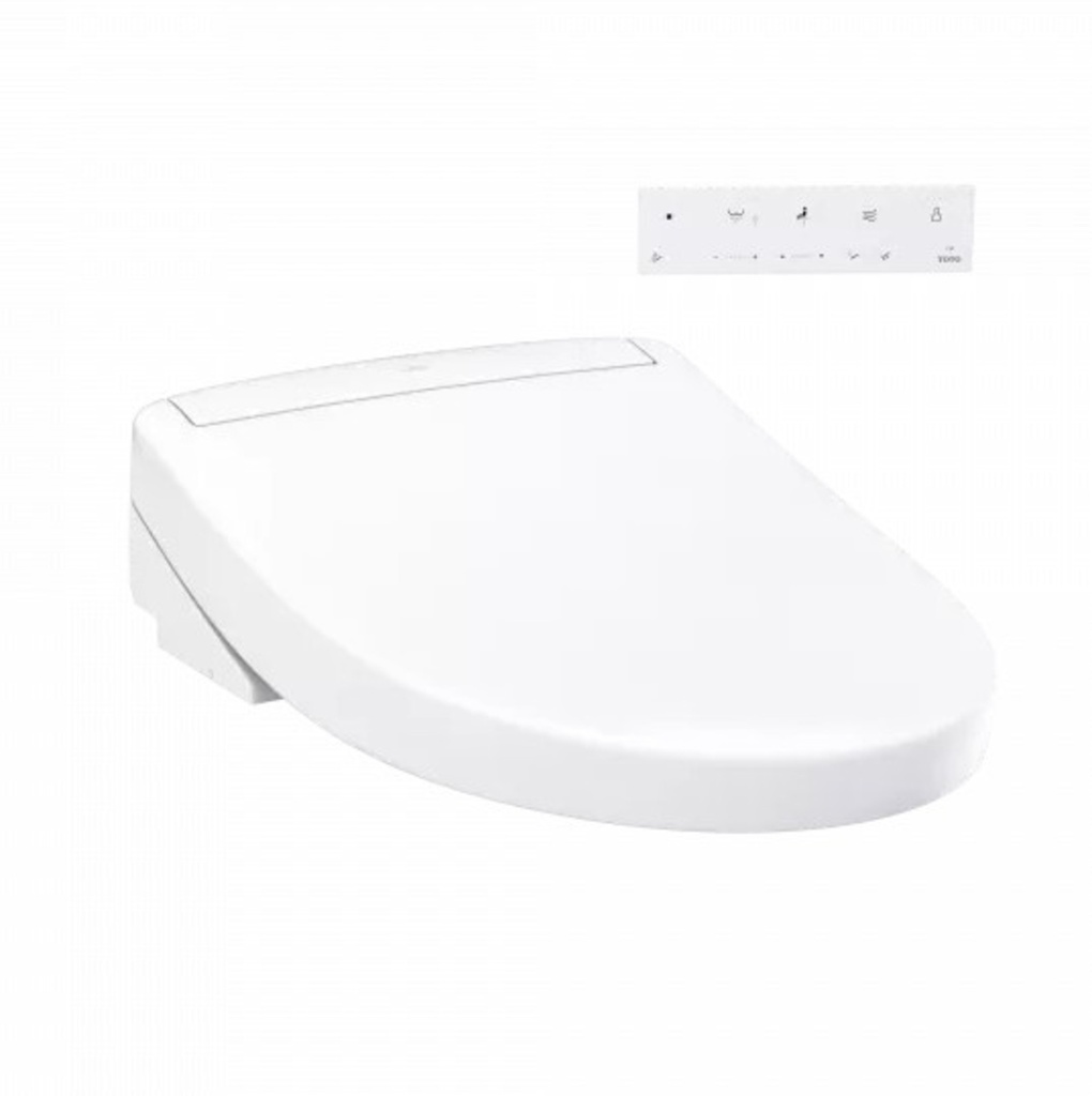 Siège bidet électrique allongé S5 avec eau chaude instantanée, blanc