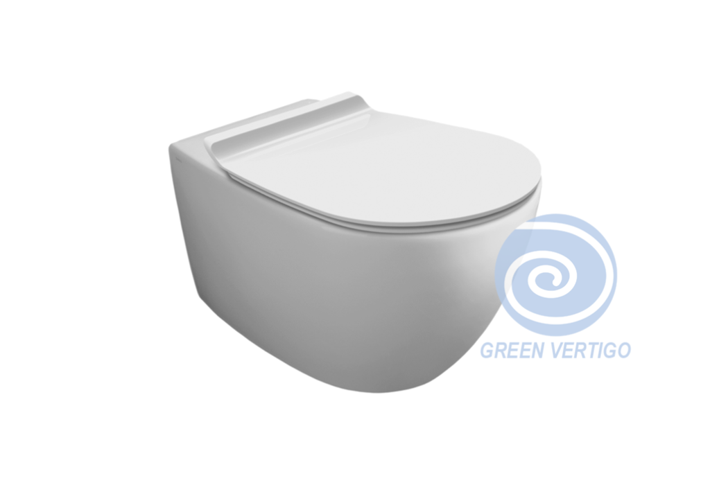 Cuvette murale vignoni vertigo blanc lustré