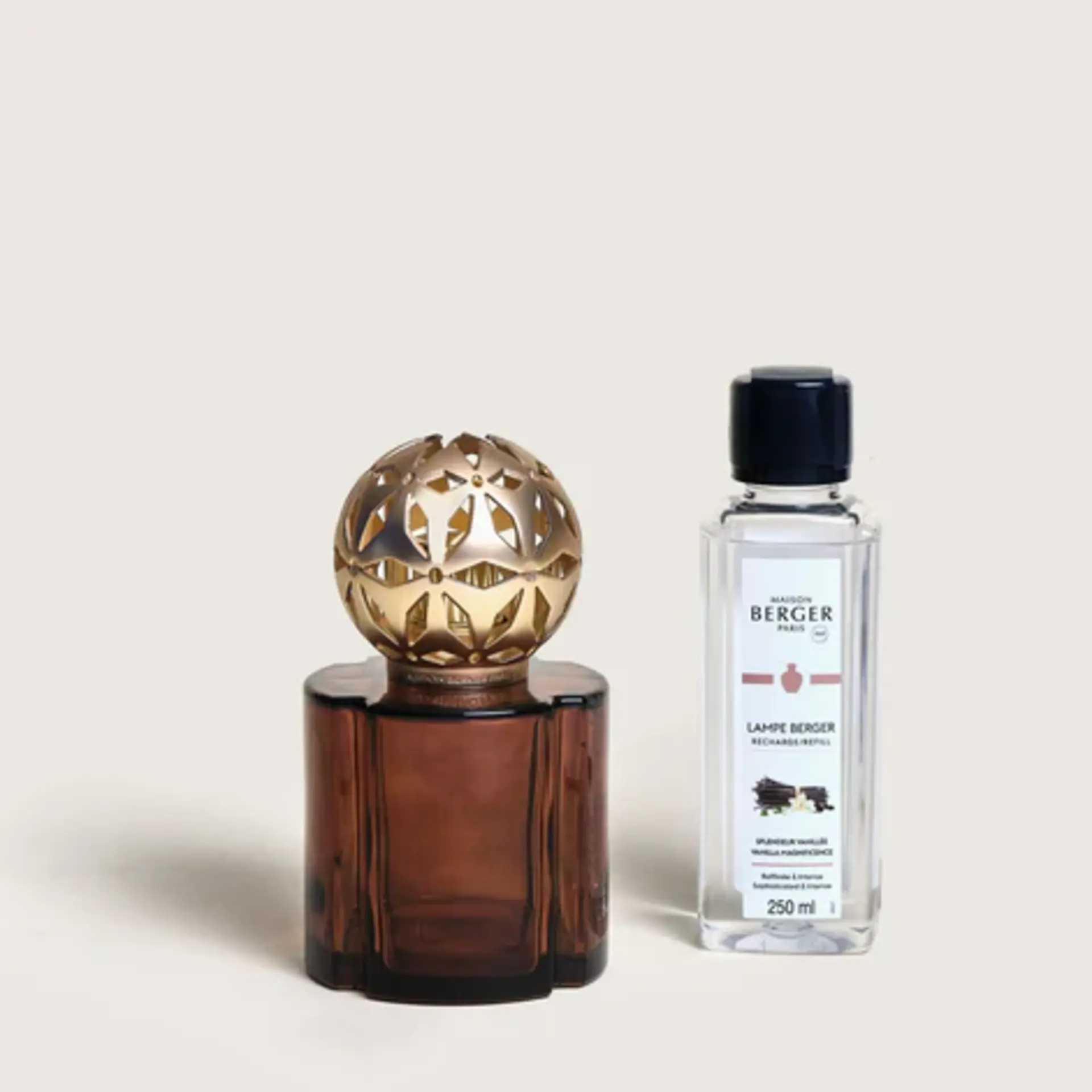 [5lp-314564] Lampe pomelis chocolat + parfum splendeur vanille
