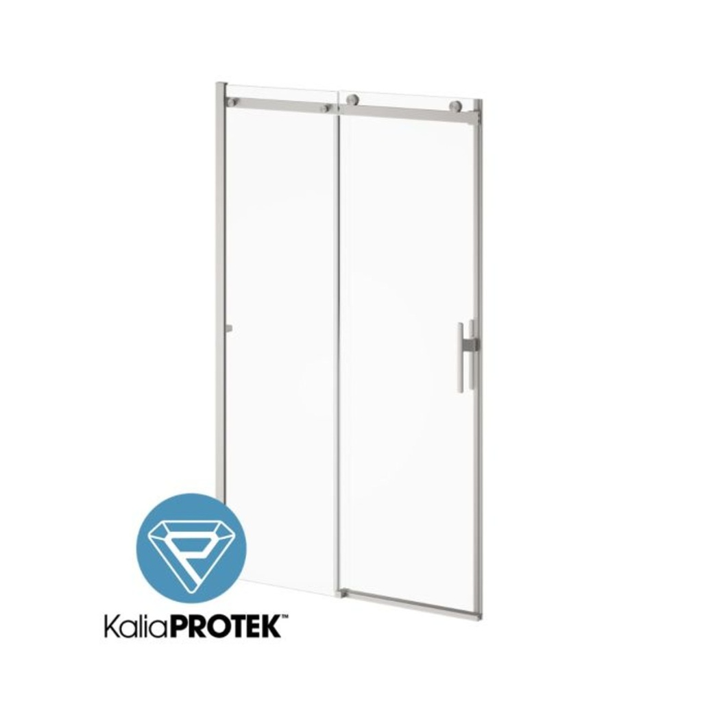 Porte de douche coulissante koncept evo 48 x 77po avec nickel pure