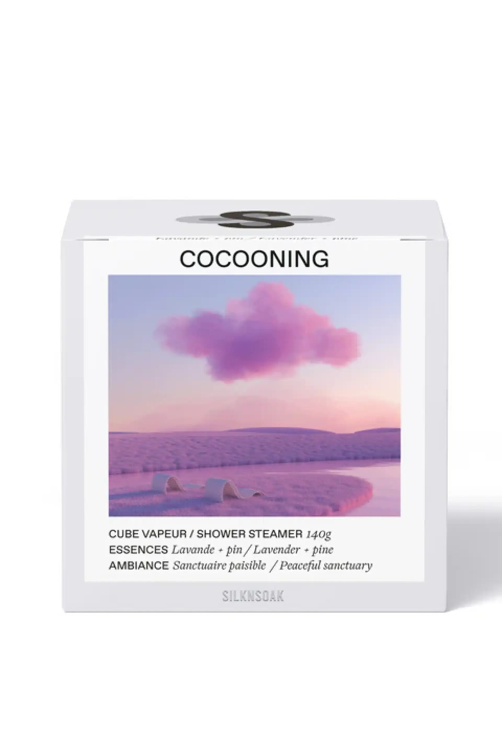 Cocooning  cube vapeur 140g