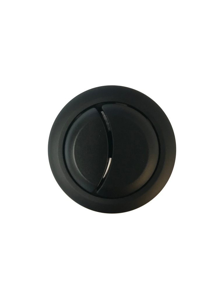 [1AK-AKKKITPUSHCAP332BK] Actionneur et couvercles de penture pour toilette lotus noir mat