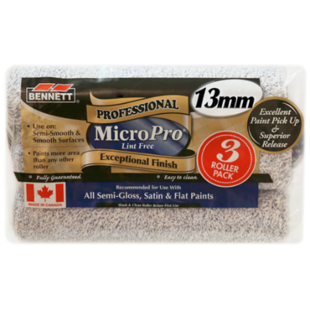 [3BNT-3PKMP-13MM] Ensemble de 3 rouleaux 9.5po Micro Pro 13mm