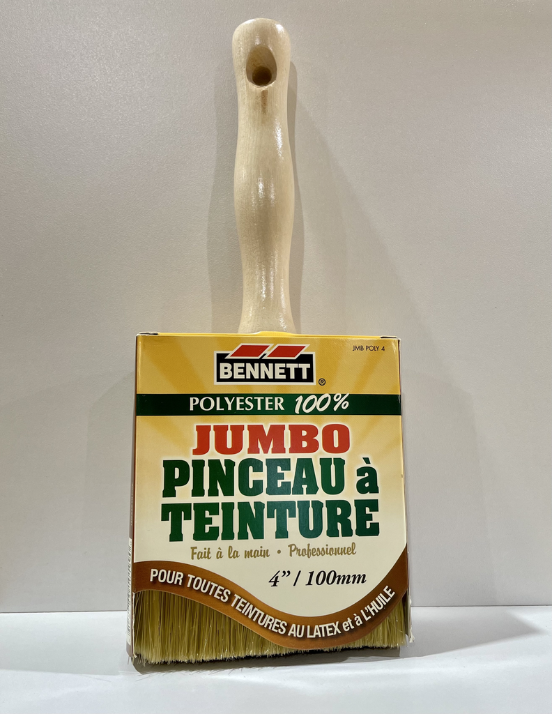 [3BNT-JMBPOLY4] Pinceau à teinture 4po en polyester synthétique