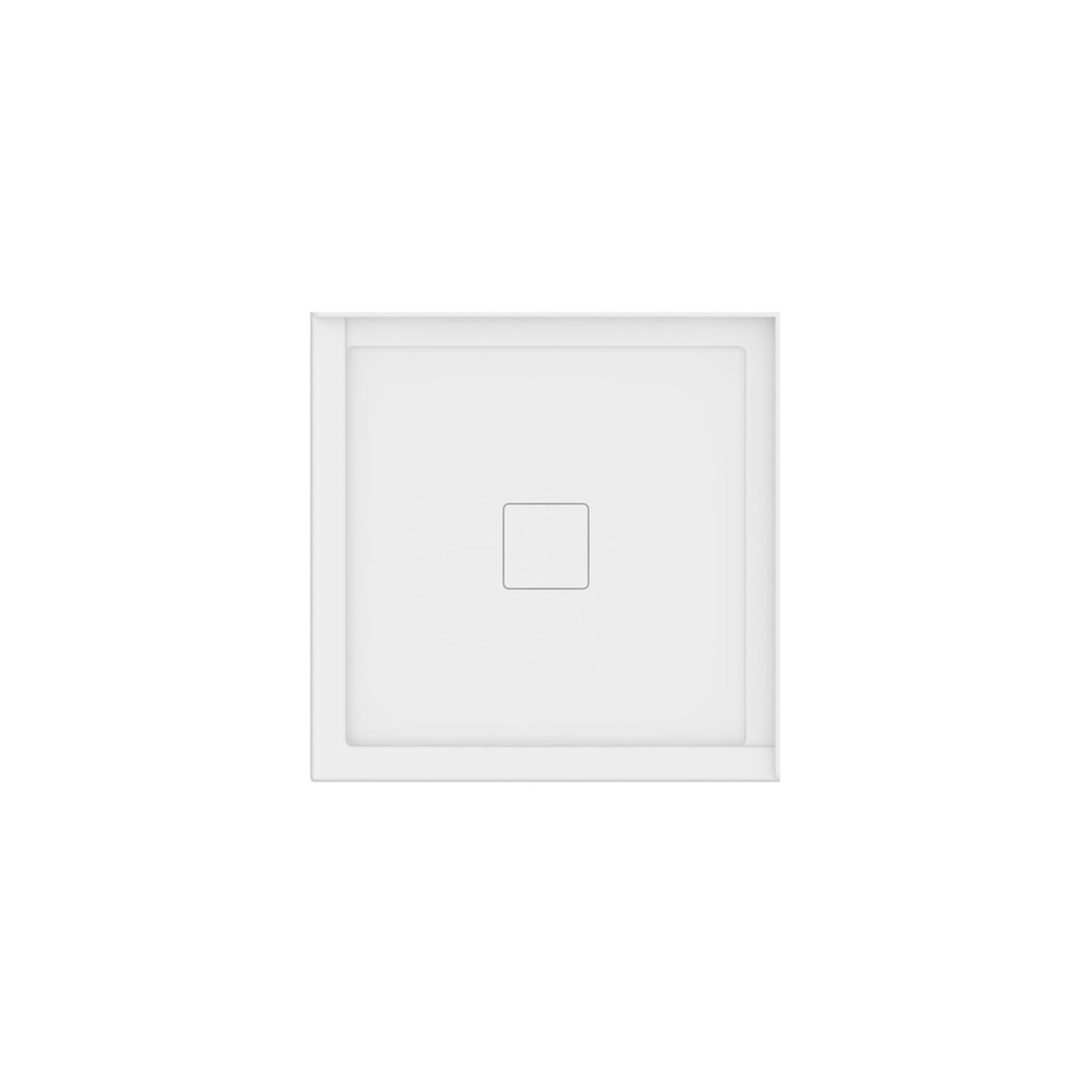 Base r 36 x 36 en coin drain central avec cache-drain magnétique