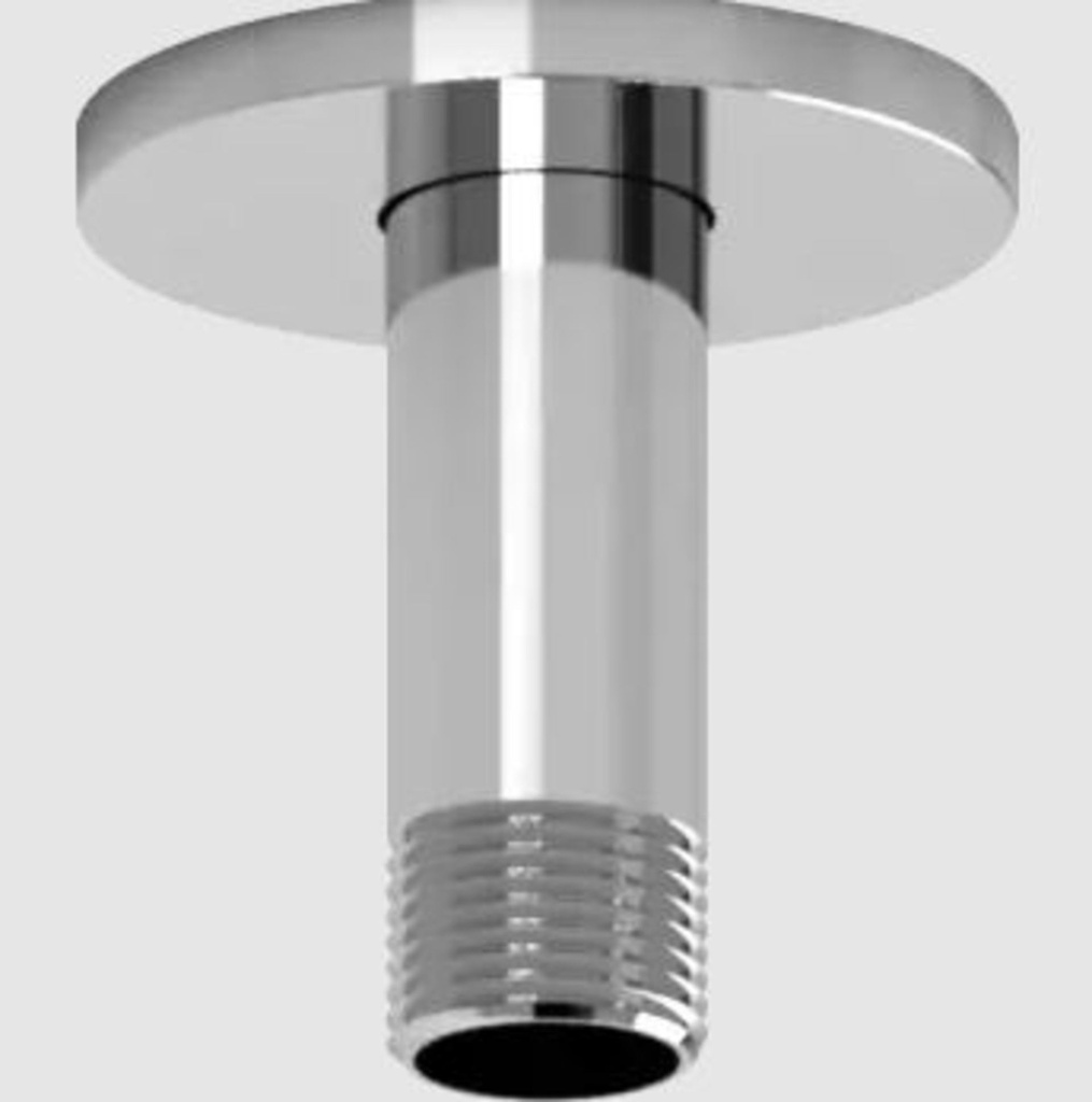 Bras de douche vertical 7.5 cm  chrome