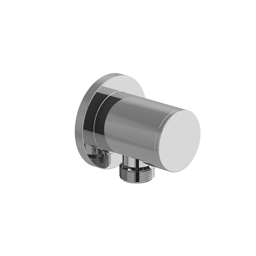 [1SE-775C] Coude de raccordement rond chrome