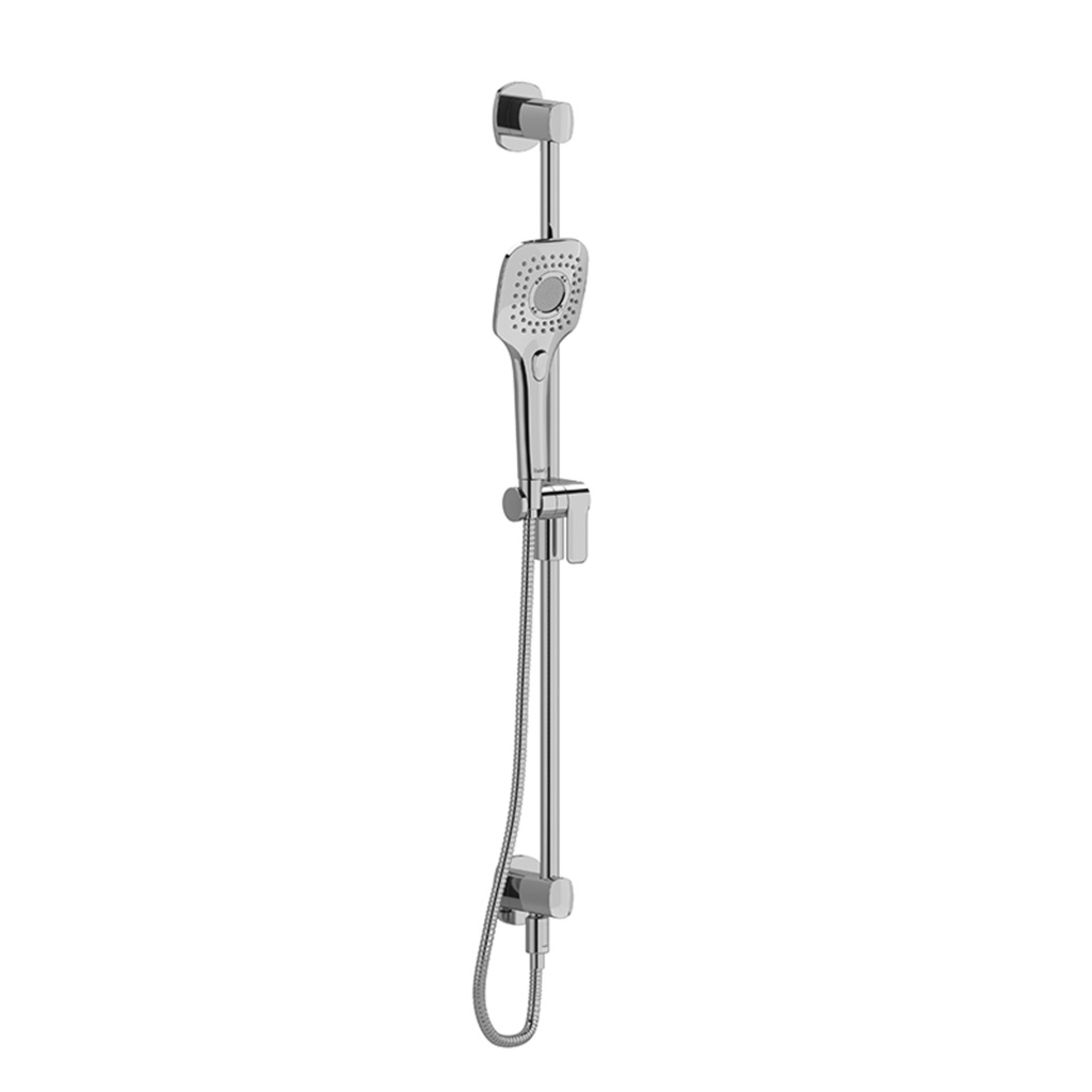 [1SE-8060C] Discontinué - douchette sur rail avec coude de raccordement intègre venty chrome