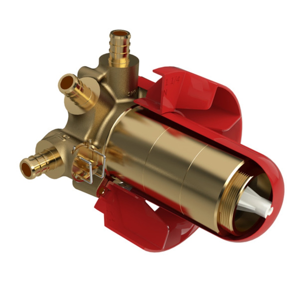 [1SE-R45-SPEX] Brut de valve de douche coaxiale 3 voies pex