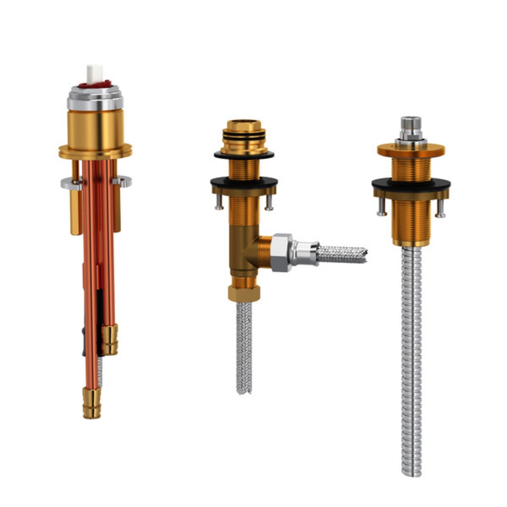 [1SE-RHTB-SPEX] Brut pour valve de bain 3morceaux en pex