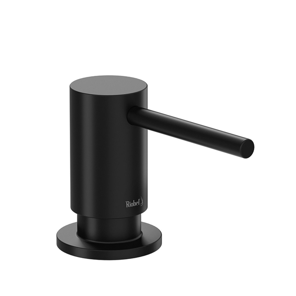 [1SE-SD8BK] Pompe a savon modern noir