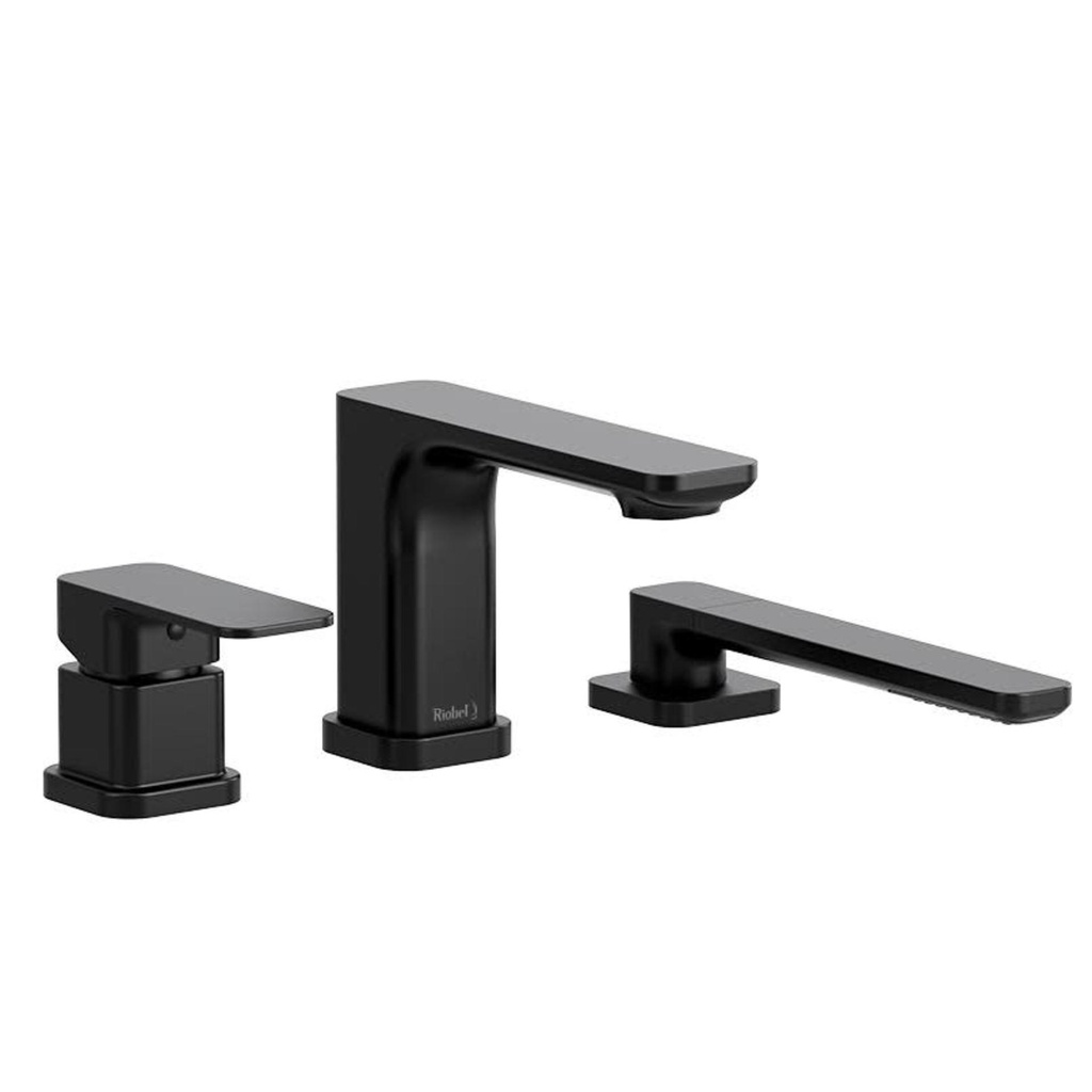 [1SE-TEQ10BK] Finition robinet de bain 3 morceaux equinox noir