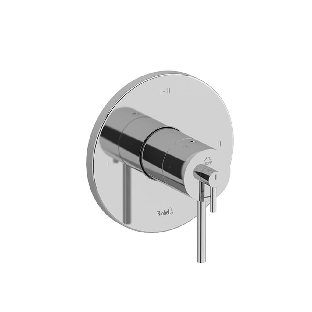 [1SE-TGS23C] Finition pour valve 2 voies coaxiale type t/p Gs chrome