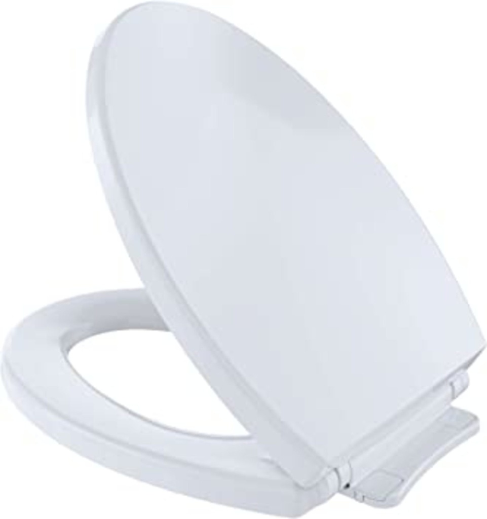 [1TO-SS114#01] Siège de toilette allongé blanc #01