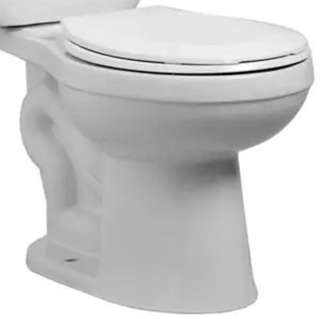 [1WO-PF1400TWH] Cuvette ronde sans siege blanc