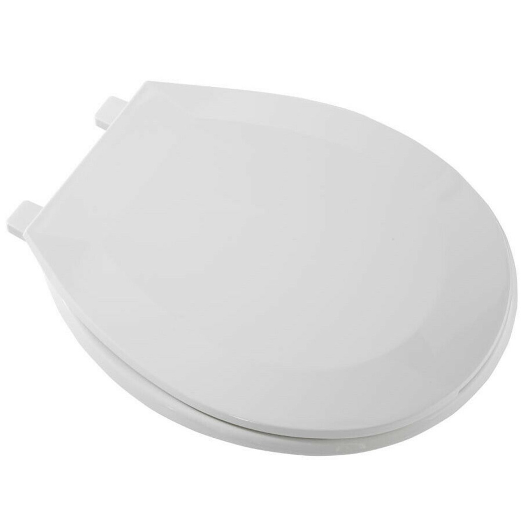 [1WO-PFTSE1000WH] Siege de toilette rond proflo blanc