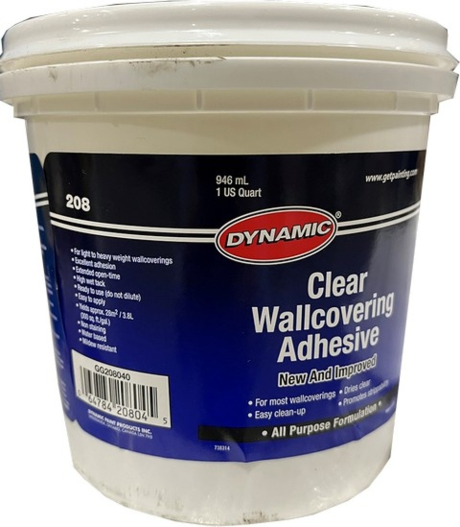 Colle pour tapisserie/papier peint Clair 208 946 ml