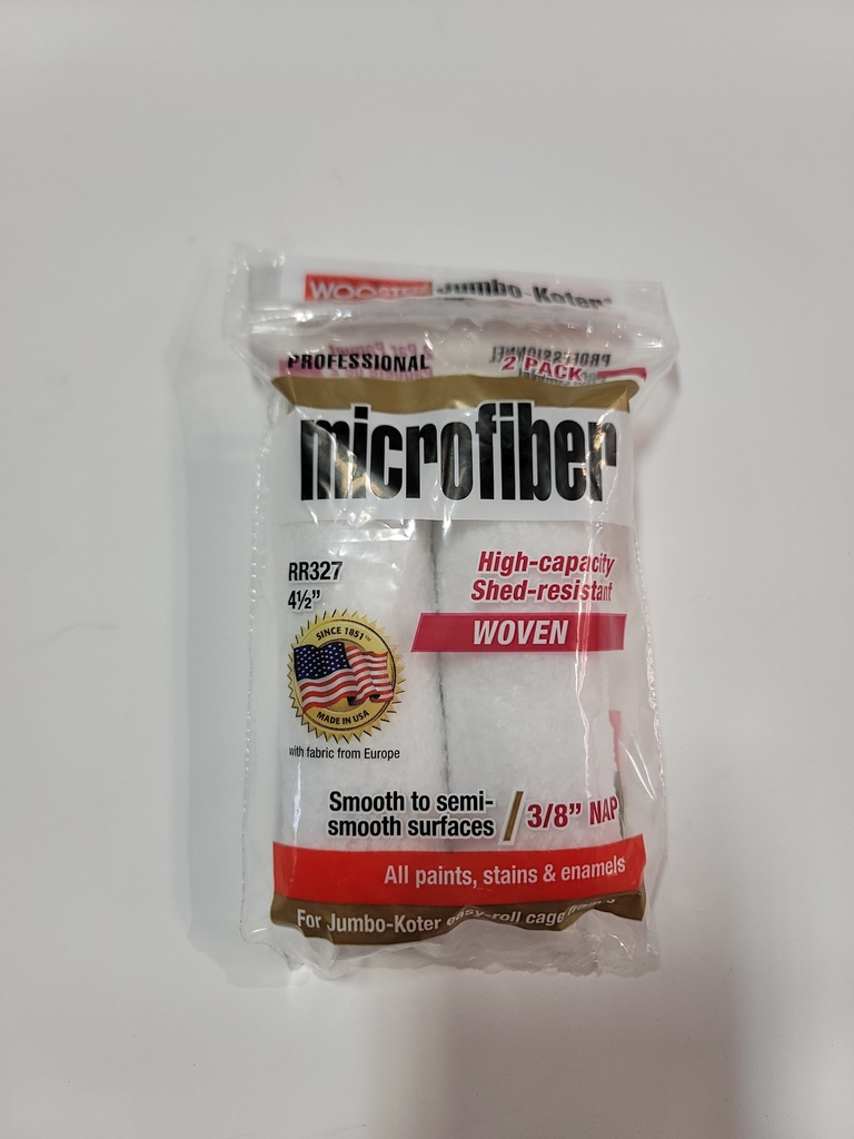 Rouleau 4'' microfibre