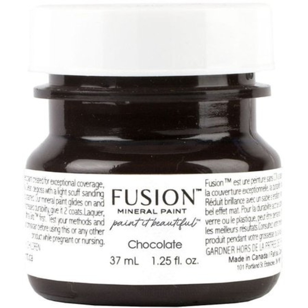 Peinture minérale fusion 37ml couleur 24 Chocolat