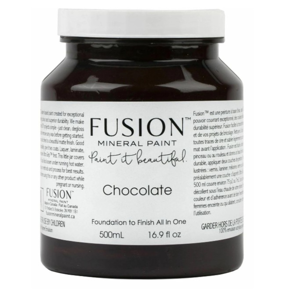 Peinture minérale fusion 500ml couleur 24 Chocolat